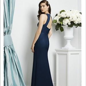 Dessy Group NWT 12 xtra length midnight dress